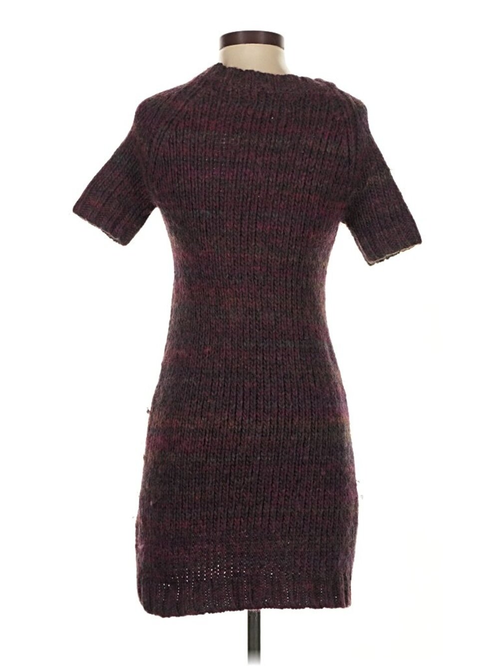 Rachel Zoe Purple Sweater Dress Size S – Wool Alpaca Blend Mini Length - Picture 3 of 6